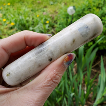 Load image into Gallery viewer, 4 inch rainbow Moonstone massage wand