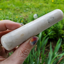 Load image into Gallery viewer, 4 inch rainbow Moonstone massage wand