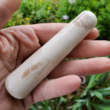 Load image into Gallery viewer, 4 inch rainbow Moonstone massage wand