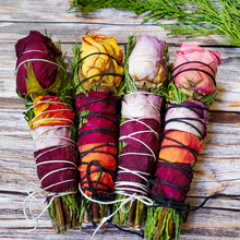 Load image into Gallery viewer, Cedar and rose Smudge sticks