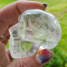 Load image into Gallery viewer, 2 inch clear quartz crystal skull