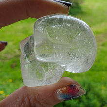 Load image into Gallery viewer, 2 inch clear quartz crystal skull