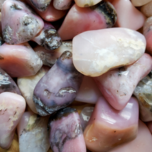 Load image into Gallery viewer, Tumbled Pink opal gemstones
