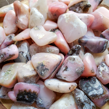Load image into Gallery viewer, Pink opal tumbled gemstones