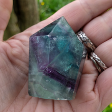 Load image into Gallery viewer, Rainbow fluorite crystal point