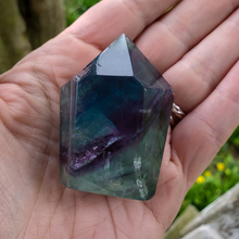 Load image into Gallery viewer, Rainbow fluorite crystal point