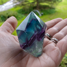 Load image into Gallery viewer, Rainbow fluorite tower