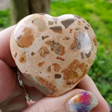 Load image into Gallery viewer, ethically sourced rhyolite gemstone hearts