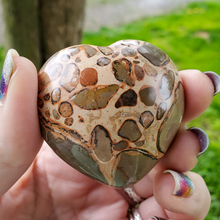Load image into Gallery viewer, rhyolite gemstone heart