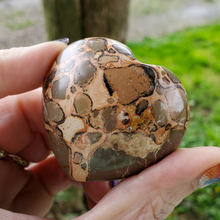 Load image into Gallery viewer, rhyolite gemstone heart