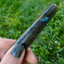Load image into Gallery viewer, Labradorite gemstone massage wand