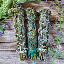 Load image into Gallery viewer, Organic Herb Bundle Smoke Cleansing Stick