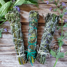 Load image into Gallery viewer, Organic Herb Bundle Smoke Cleansing Stick