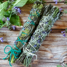 Load image into Gallery viewer, Organic Herb Bundle Smoke Cleansing Stick