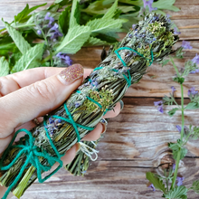 Load image into Gallery viewer, Organic Herb Bundle Smoke Cleansing Stick