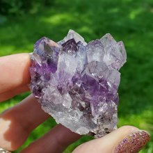 Load image into Gallery viewer, Grade A Brazilian Amethyst druzy cluster
