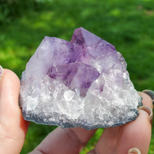 Load image into Gallery viewer, Grade A Brazilian Amethyst druzy cluster