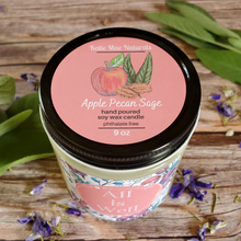 Load image into Gallery viewer, Wellness intention candle, Apple Pecan sage
