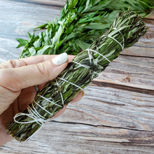 Load image into Gallery viewer, Organic mugwort smudge sticks