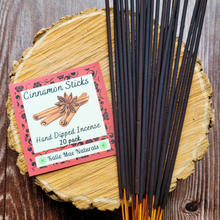 Load image into Gallery viewer, Cinnamon Sticks Hand Dipped Incense Sticks