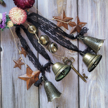 Load image into Gallery viewer, Witches Bells Door Chimes - Door Wreath with Bells