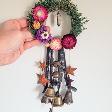 Load image into Gallery viewer, Witches Bells Door Chimes - Door Wreath with Bells