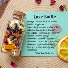 Load image into Gallery viewer, Love Spell Bottle - Herbs for Love