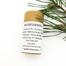 Load image into Gallery viewer, Fir Needle and Tea Tree Zero Waste Natural Deodorant - Trial Size