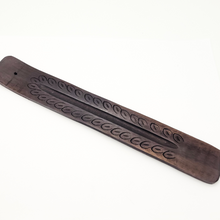 Load image into Gallery viewer, Black Mango Wood Stick Incense Burner