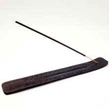 Load image into Gallery viewer, Black Mango Wood Stick Incense Burner