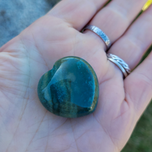 Load image into Gallery viewer, Ocean jasper gemstone heart