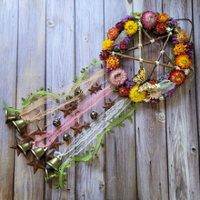Load image into Gallery viewer, Summer Solstice Witches Bells Door Wreath