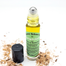 Load image into Gallery viewer, Intuition - Herb and Crystal Infused Oil Roller with Willow and Moonstone Crystals - Orange Ylang Ylang Scent