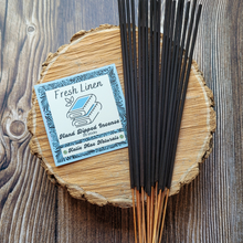 Load image into Gallery viewer, Fresh Linen Hand Dipped Incense Sticks - 20 pack