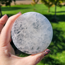 Load image into Gallery viewer, "Be Youself" Selenite Charging Plate - 3 inch