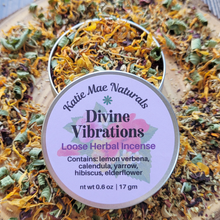 Load image into Gallery viewer, Divine Vibrations Loose Herbal Incense Blend