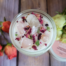 Load image into Gallery viewer, Hand poured soy wax intention candle