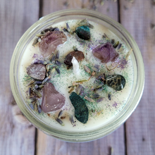 Load image into Gallery viewer, Calm the F*ck Down Soy Wax Candle (Lavender Vanilla) - 9 oz