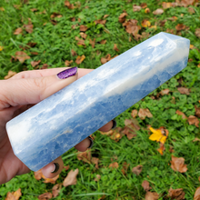 Load image into Gallery viewer, Large Celestite Tower - Celestite Point