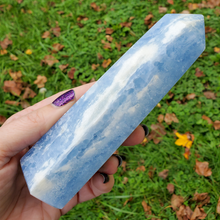 Load image into Gallery viewer, Large Celestite Tower - Celestite Point