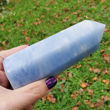 Load image into Gallery viewer, Large Celestite Tower - Celestite Point