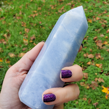 Load image into Gallery viewer, Large Celestite Tower - Celestite Point