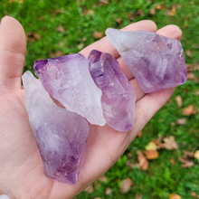 Load image into Gallery viewer, Amethyst grade B rough points