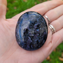Load image into Gallery viewer, Indigo gabbro palm stone