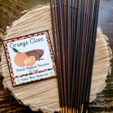 Load image into Gallery viewer, Orange clove hand dipped incense sticks