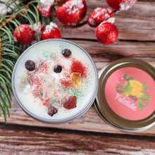 Load image into Gallery viewer, Mini holiday scented soy wax candle sample