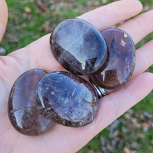 Load image into Gallery viewer, Smoky Quartz Palm Stones