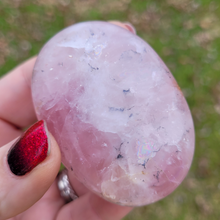 Load image into Gallery viewer, Rose quartz crystal palm stones