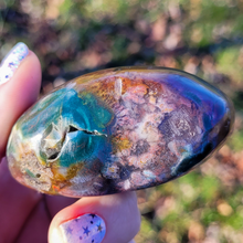 Load image into Gallery viewer, Ocean Jasper Gemstone Heart - 2.75 inch