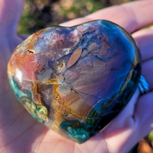Load image into Gallery viewer, Ocean Jasper Gemstone Heart - 2.75 inch